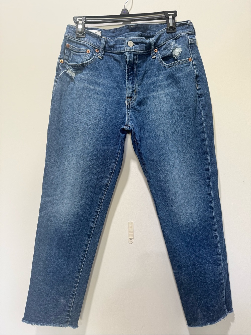 GAP Girlfriend Mid Rise Raw Hem | Size 29/8S